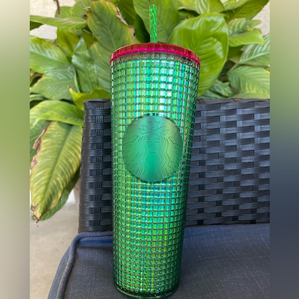 Starbucks Tumbler / 2023 Starbucks Watermelon Grid Tumbler /Starbucks Cup /Venti